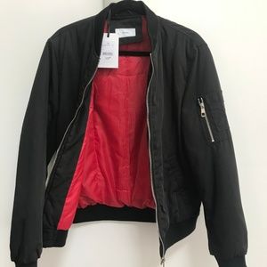 Black Bomber Jacket